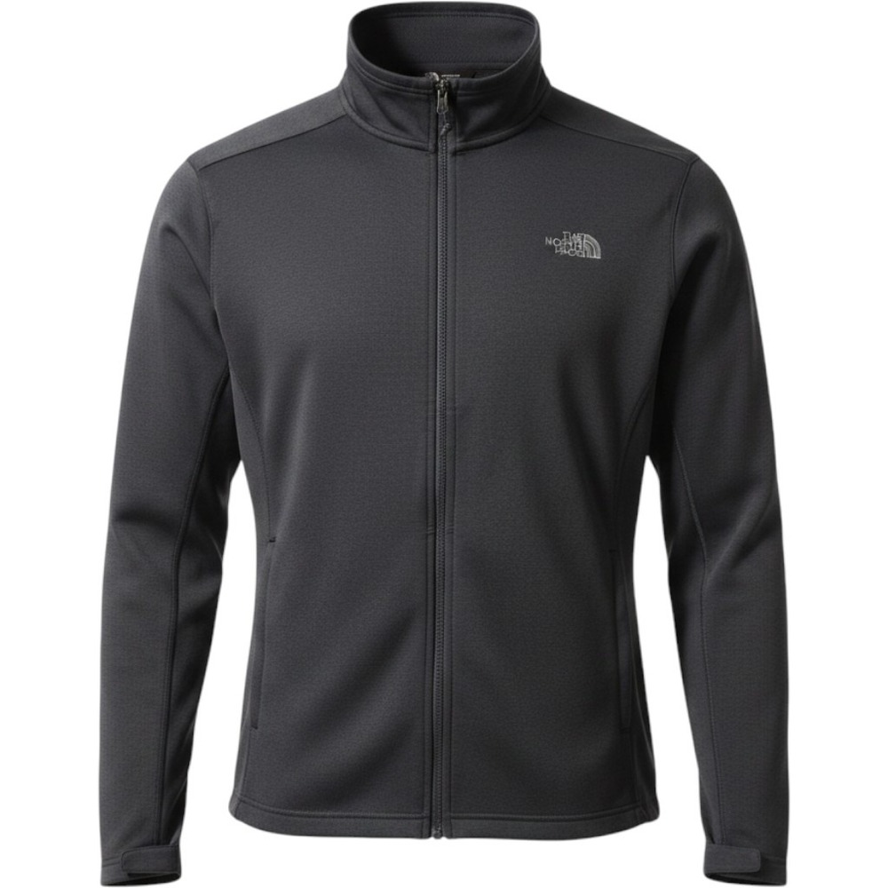 The North Face Fleece Jacket Mens XXXL Navy Blue Full Zip 100% Polyester EUC